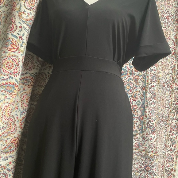 Black Tie Back Jumpsuit - Picture 3 of 6